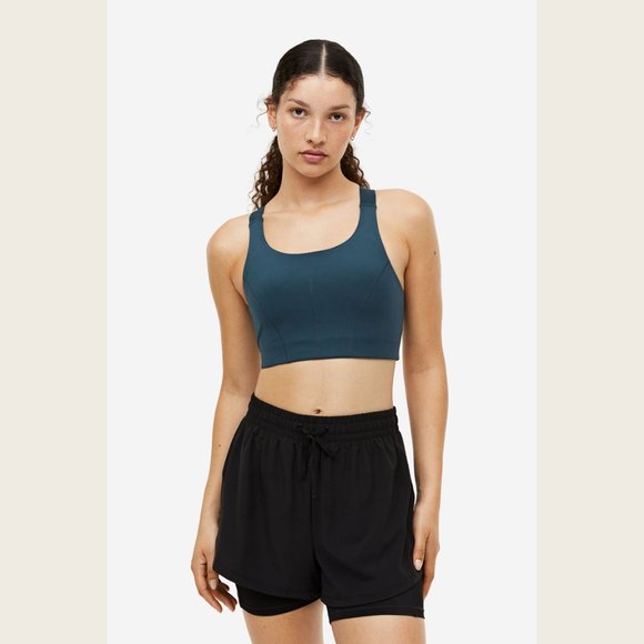 NWT High Support Sports Bra in DryMove™ Size Small H&M - Picture 3 of 15